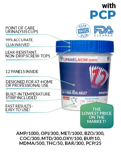 12 Panel Drug Test With PCP