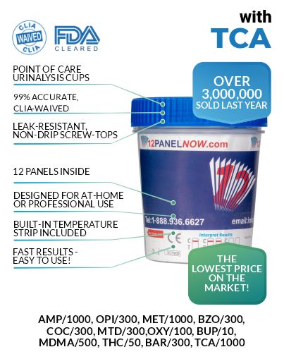 12 Panel Drug Test Cup with TCA